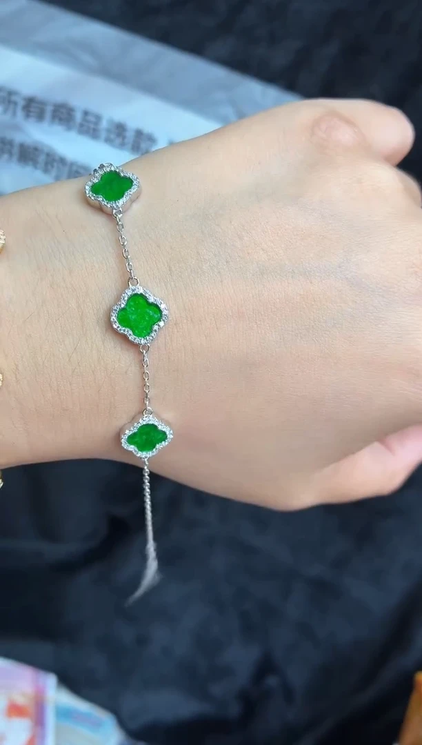 银S925镶嵌定制翡翠37定制翡翠-多样性发货（发其一）