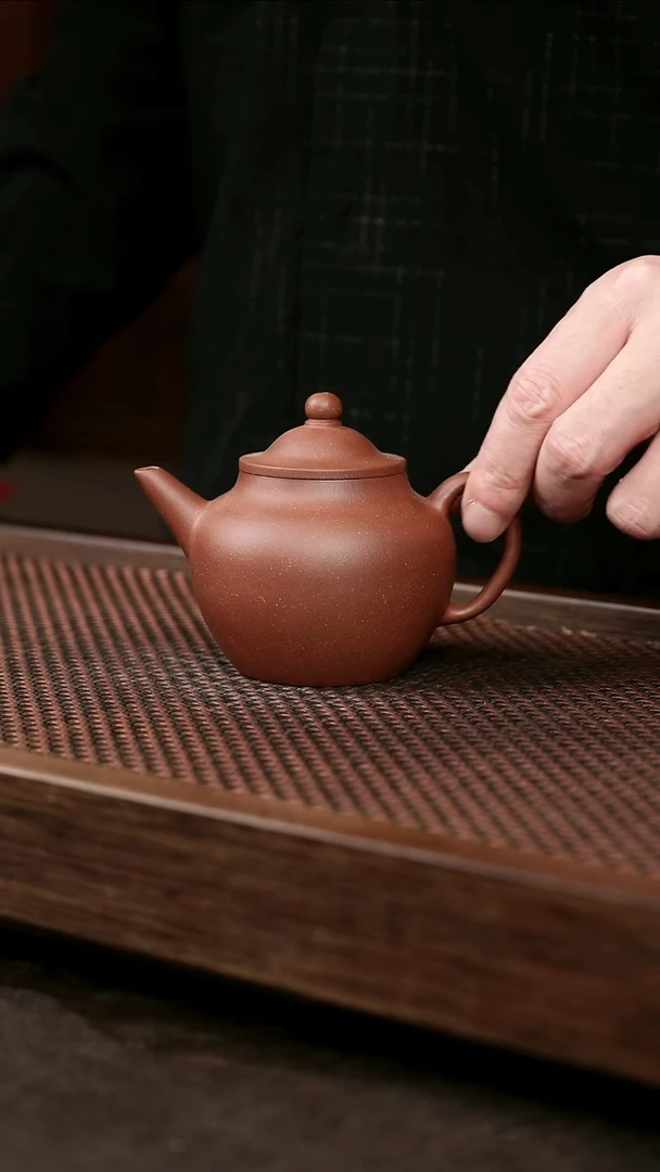 茶壶紫砂底槽清大彬笠帽