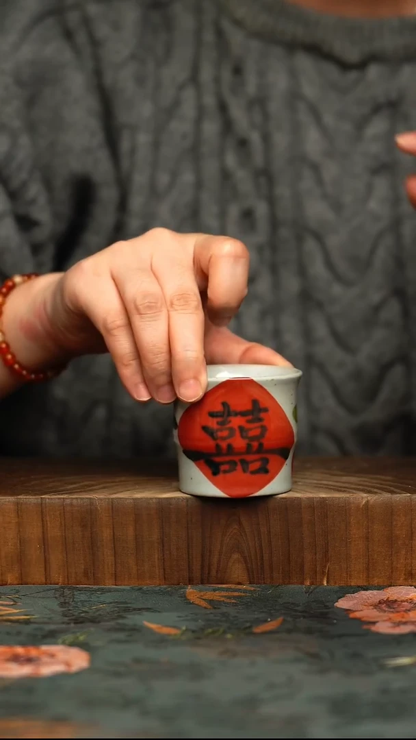 杯釉下彩手工手绘同款陶器