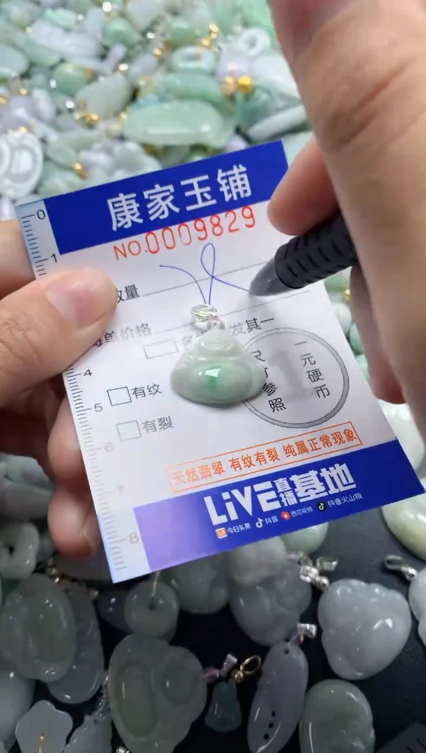 颈饰未镶嵌翡翠9829