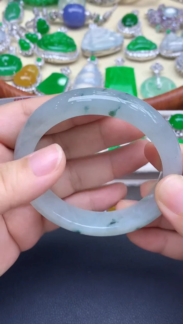 未镶嵌手镯翡翠313-中国好珍宝