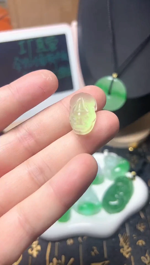 颈饰未镶嵌翡翠所见即所得，一图一物