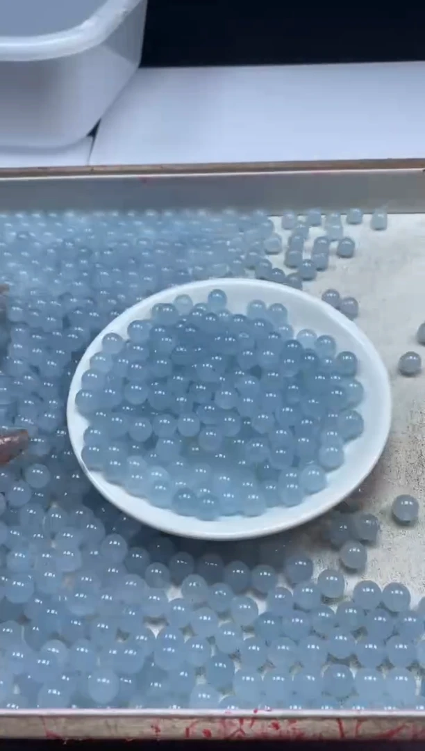 【闪购商品】玛瑙/玉髓颈饰未镶嵌w791冰川蓝玛瑙8mm*30颗