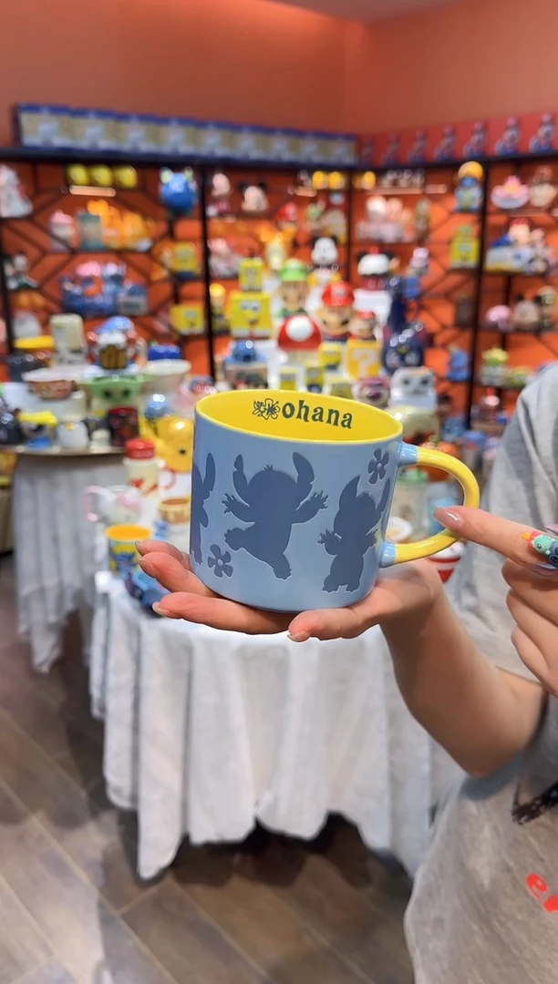 瓷片@@陶瓷杯史迪仔杯子