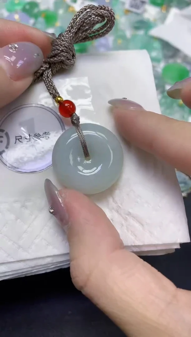 颈饰未镶嵌翡翠天然缅甸翡翠A货百元以上9元证书费自理