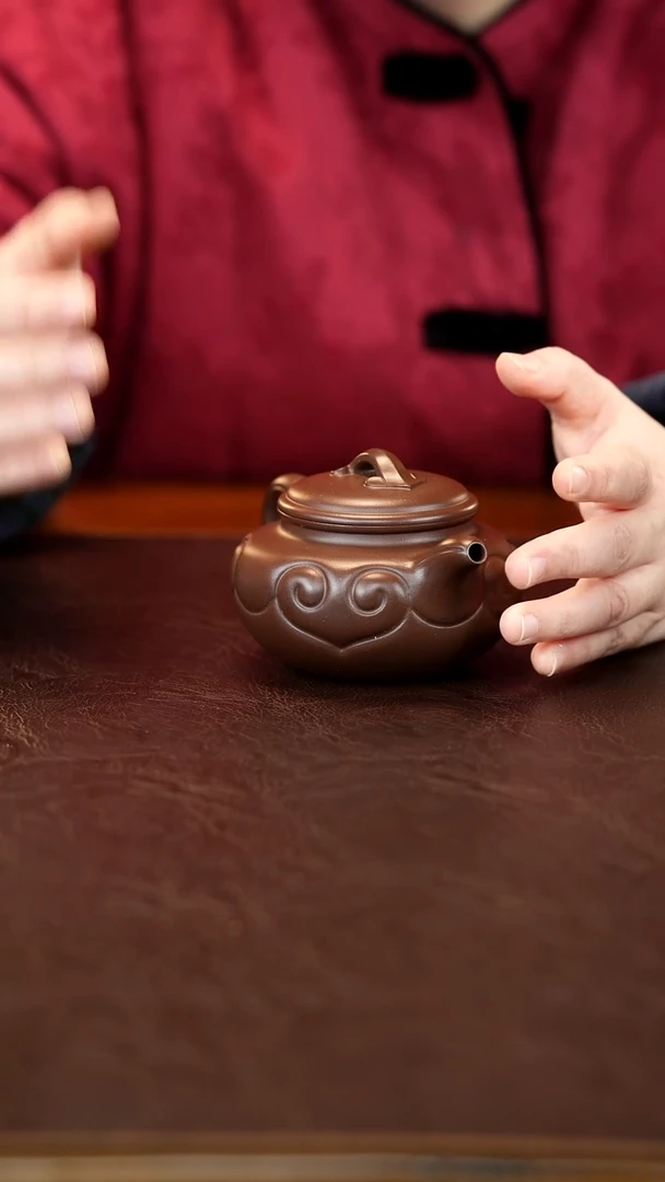 茶壶紫砂李*鉴仿古如意