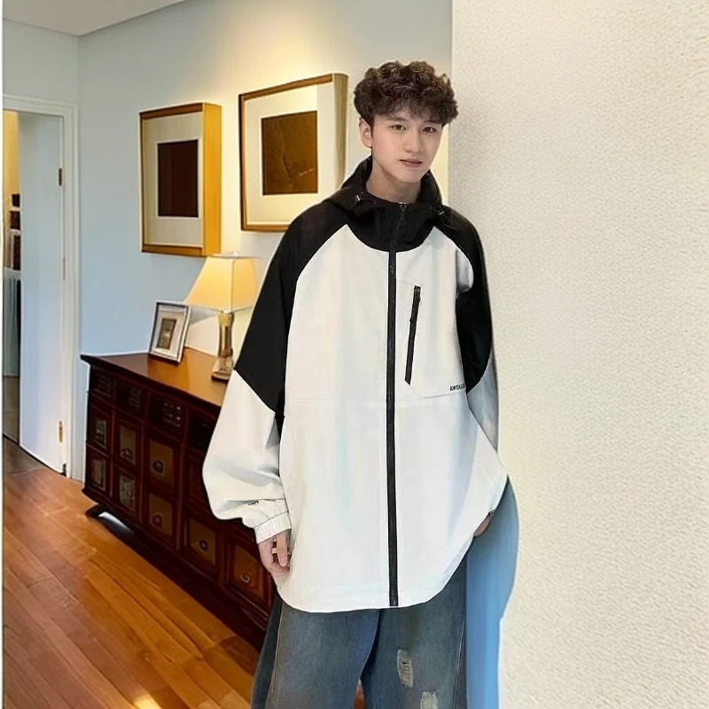 男孩春季大童相拼外套7709