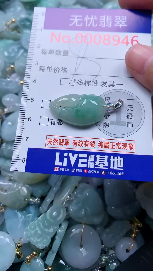 颈饰未镶嵌翡翠8946
