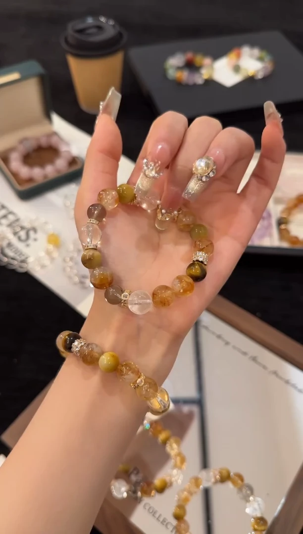 合金手链水晶金霸综合x2996