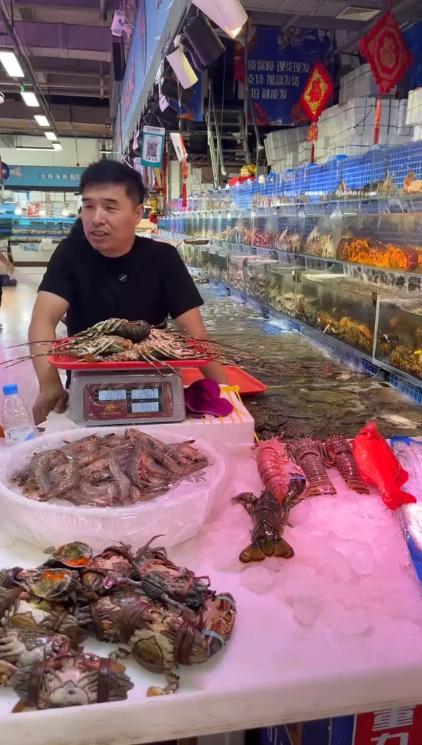 中国大陆断氧小青龙5只，4斤