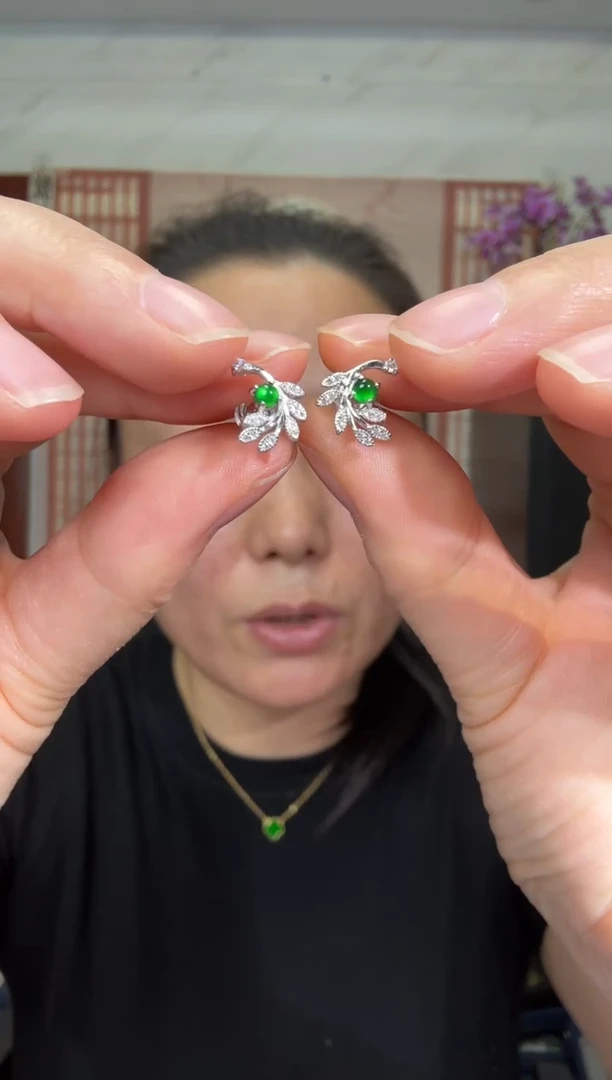 颈饰银S925镶嵌翡翠【多样性发其一】00003114