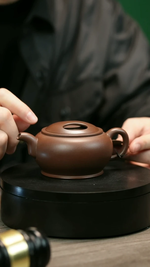 茶壶紫砂石*H2163赵信军牛盖玉碗