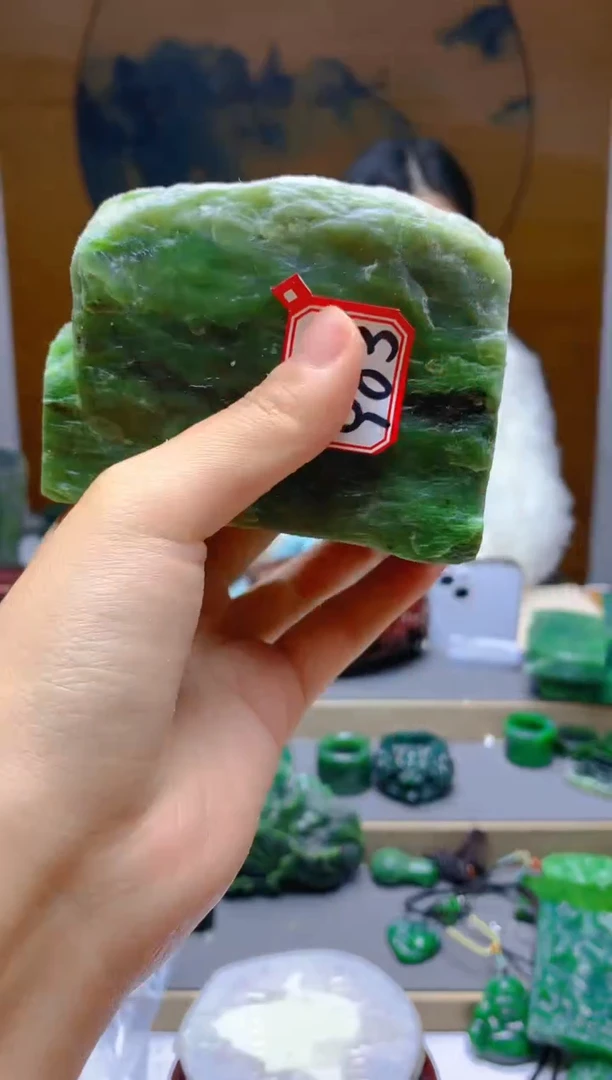 【闪购商品】和田玉（碧玉）珠宝半成品未镶嵌1