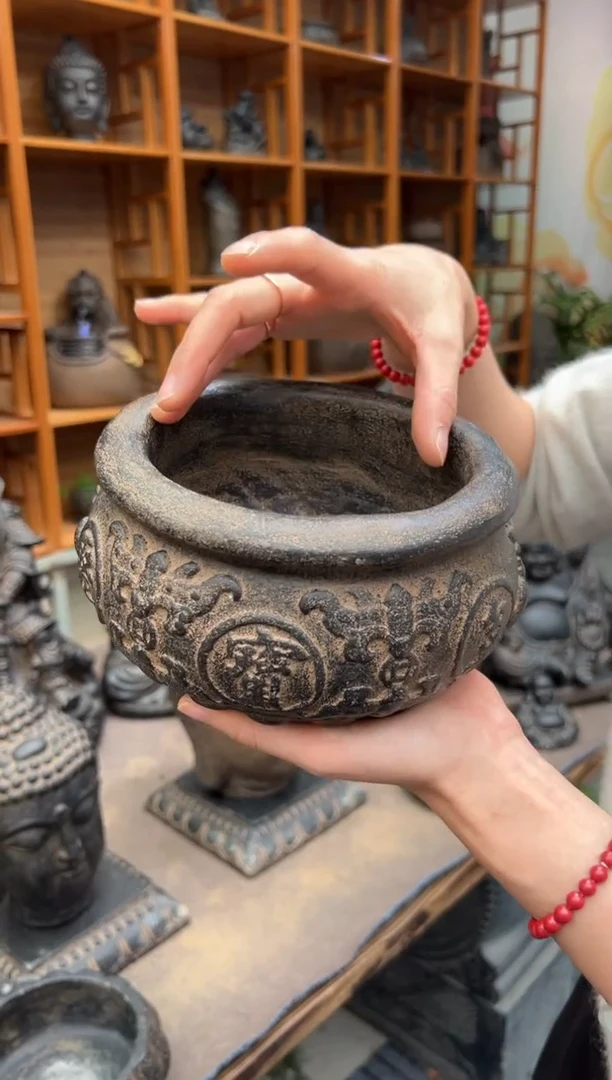 陶土【火山泥】聚宝盆