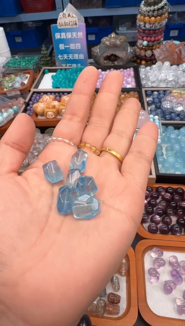 裸石海蓝宝石72a多样性发其一/1.3/1个