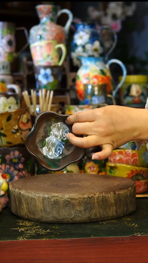 陶瓷7景德镇手工手绘釉下彩