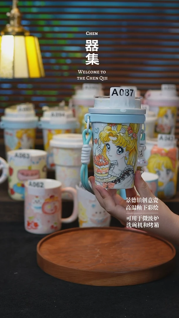 其他a087景德镇纯手工手绘创意瓷