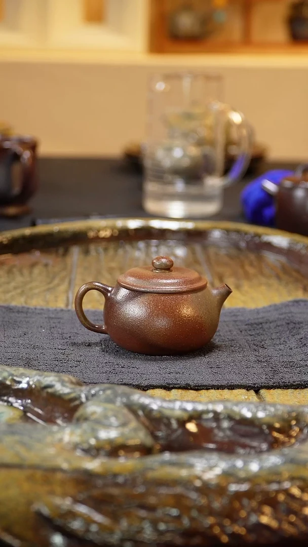 紫砂柴烧纯自然柴烧