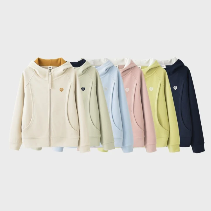 K-K780 春季新款女装时尚拼接简约纯色外套