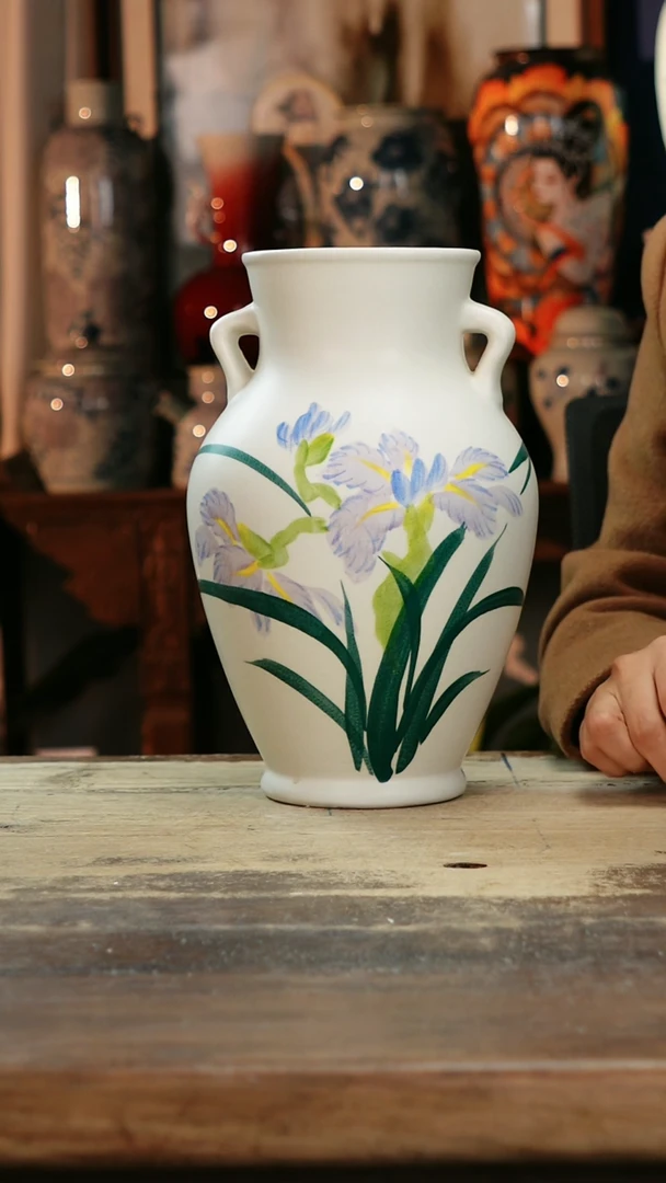 【闪购商品】瓷片景德镇纯手工釉下彩精品花瓶