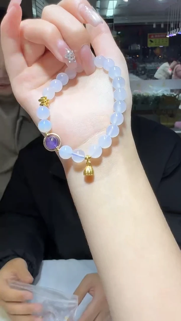 【闪购商品】玛瑙/玉髓手链未镶嵌多样性发一件 110