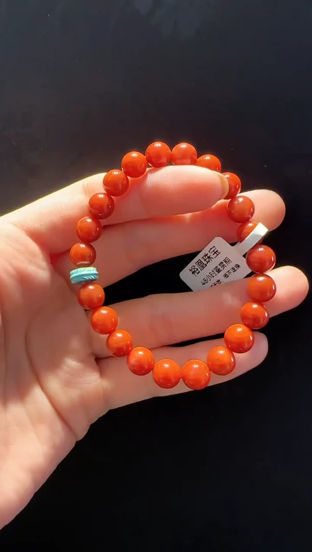 未镶嵌手串南红玛瑙珠宝原创直播间