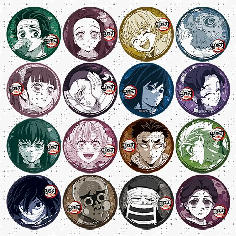 【鬼灭之刃】鬼灭之刃纽扣吧唧第一/二/四话（盲盒代拆）