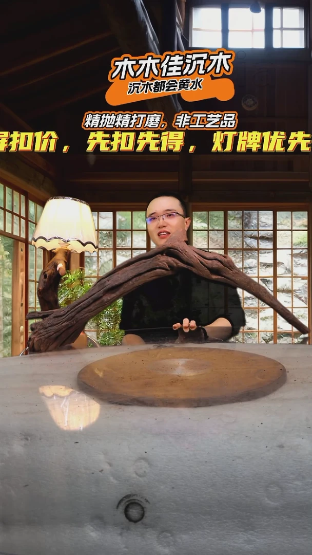 玩****舅木木佳沉木鱼缸造景-080