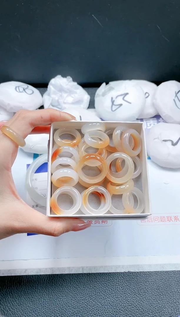 【闪购商品】石英质玉手镯未镶嵌戒指-备注圈口