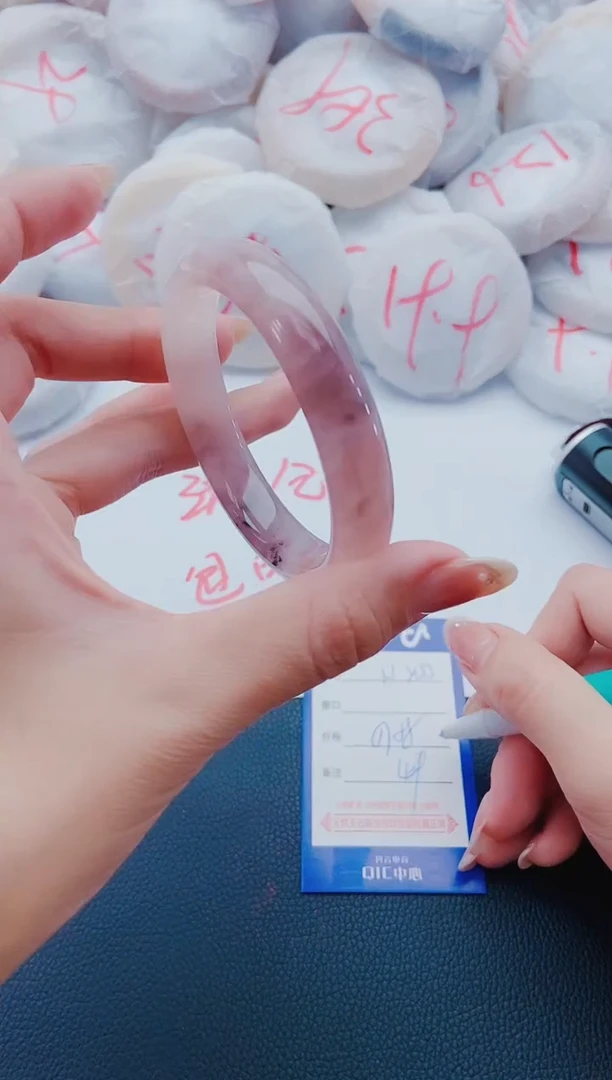 未镶嵌手镯石英质玉H200-57-58