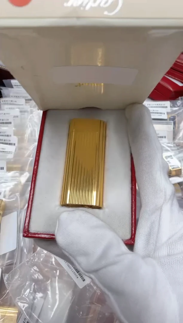 纯铜34  k家短款金竖条2代