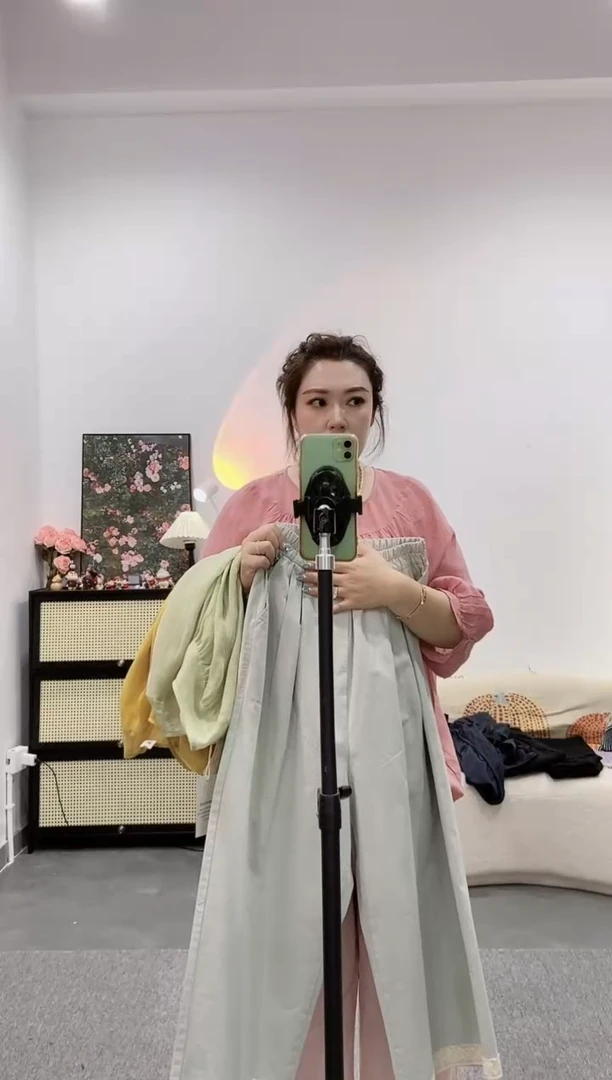 蓝色大码休闲裤-