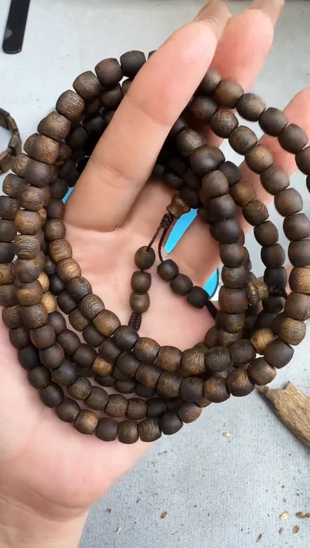 沉香手串0723紫棋鼓珠多圈多样性发一