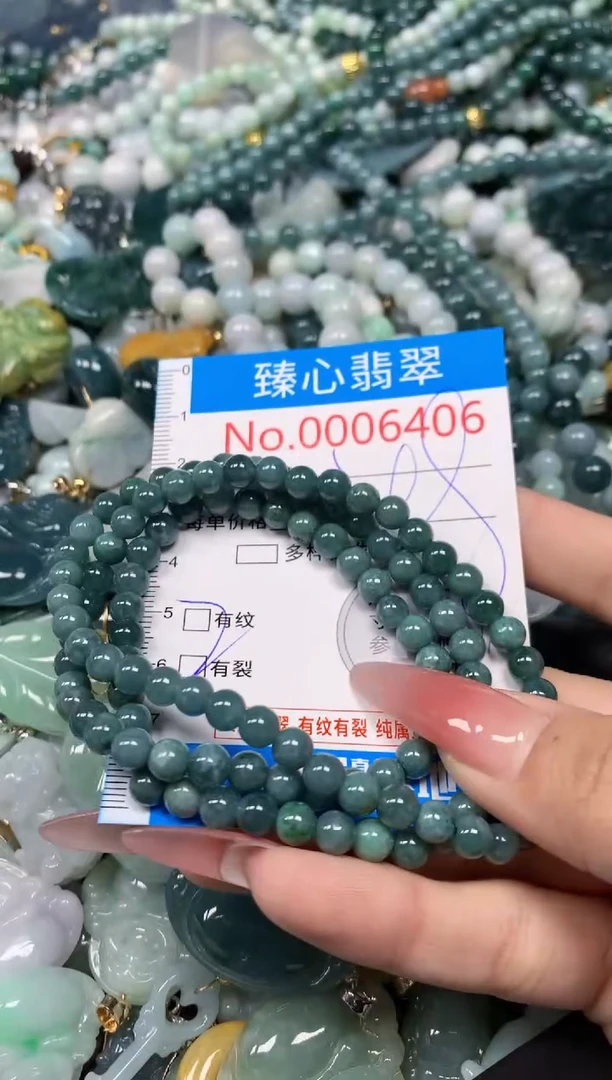 【闪购商品】翡翠颈饰未镶嵌含绳0006406