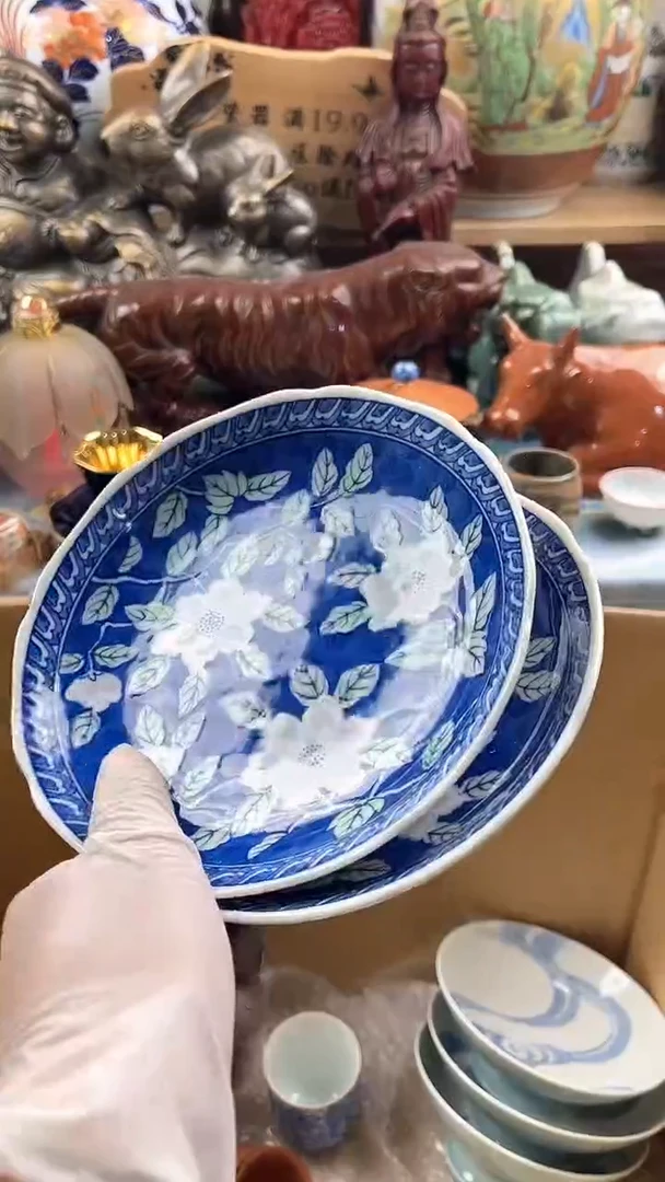 瓷片延****楼英歌瓷器满19.9包邮