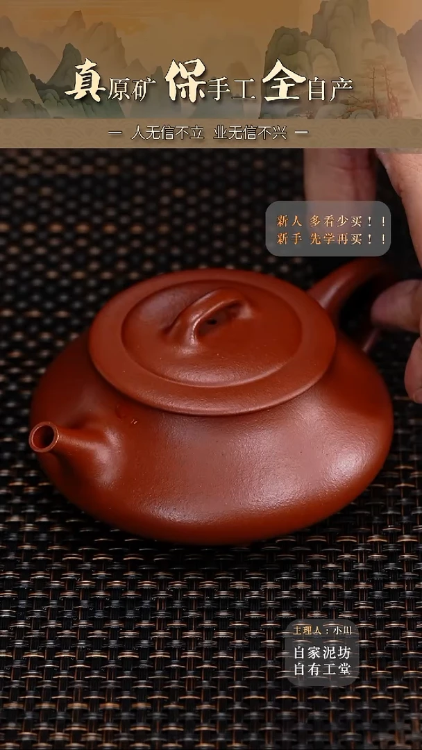 茶壶紫砂朱泥轻舟石瓢