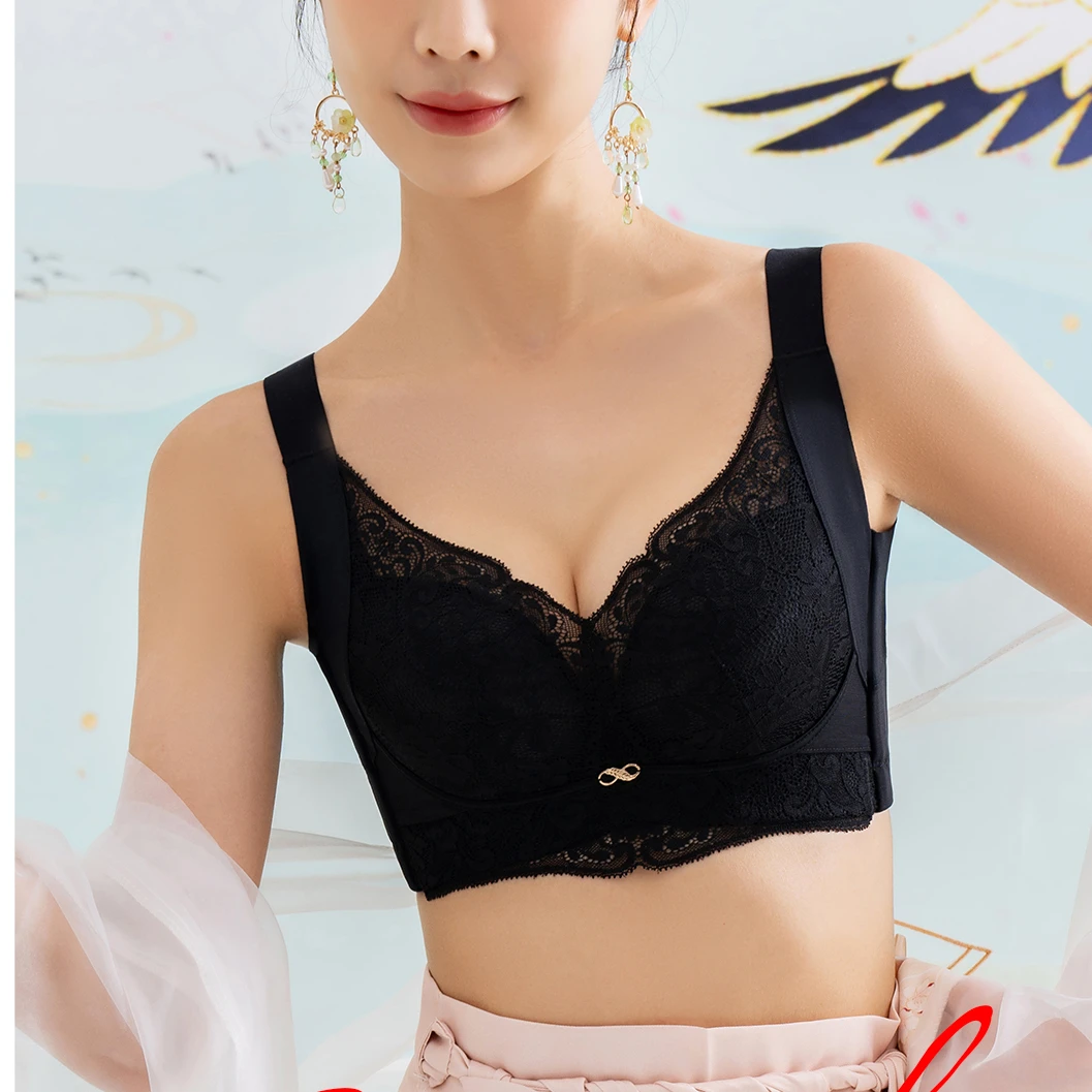 爆款美背内衣女士内衣文胸性感蕾丝内衣调整型