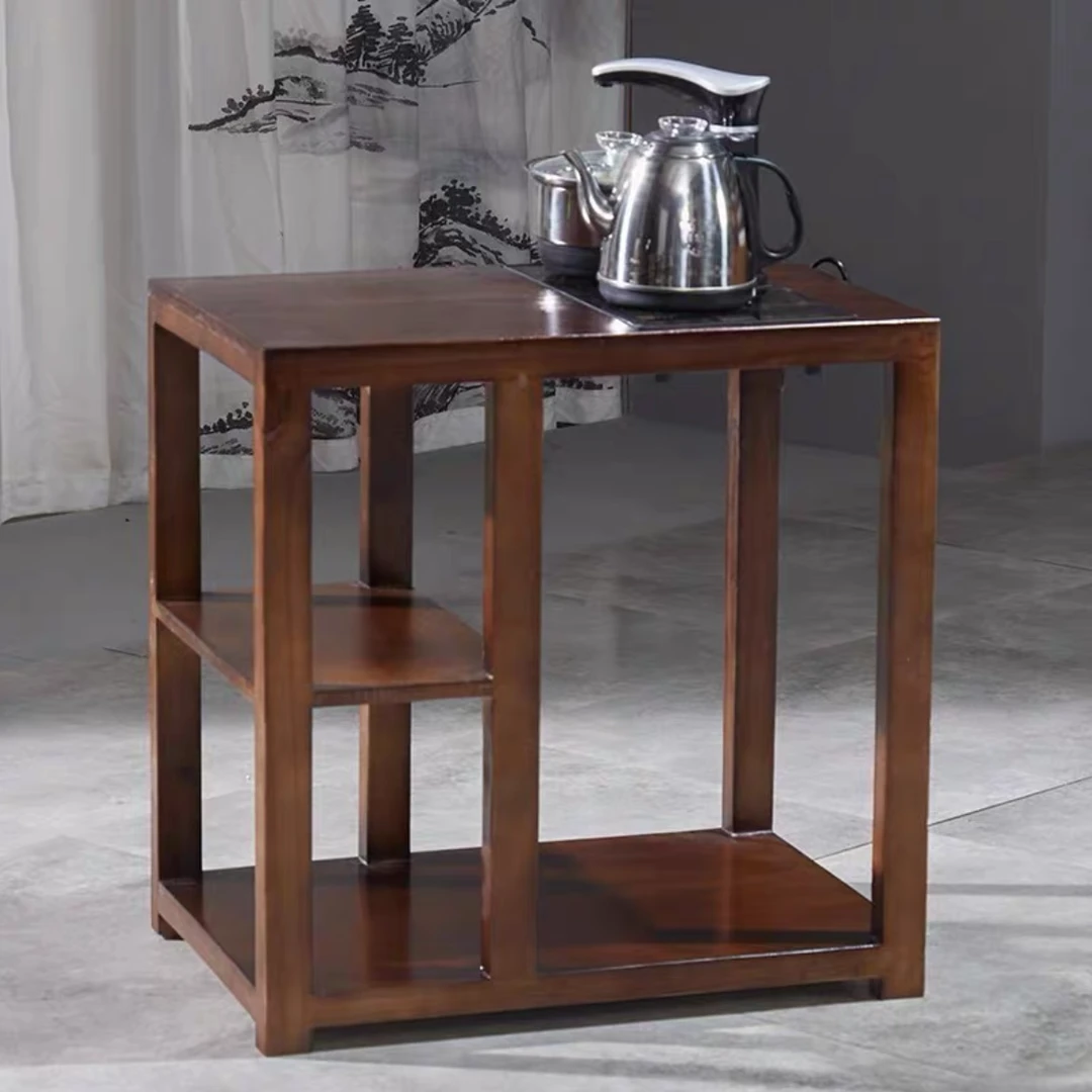 【小红家具】2号茶水柜 新中式实木餐边柜办公家用烧水泡茶储物边柜