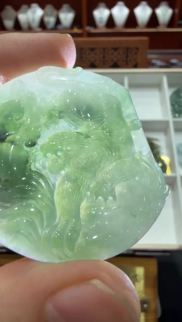 未镶嵌挂件翡翠A货翡翠多样性孤品