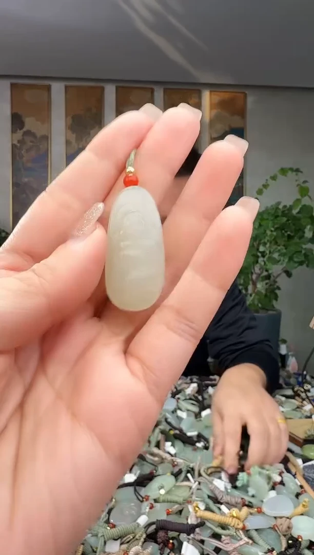 颈饰未镶嵌和田玉拍一发一多样性发货