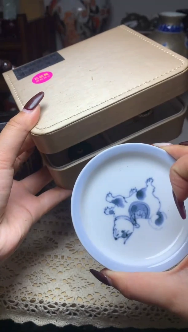 紫砂盖碗瓷器默认微瑕瓷器