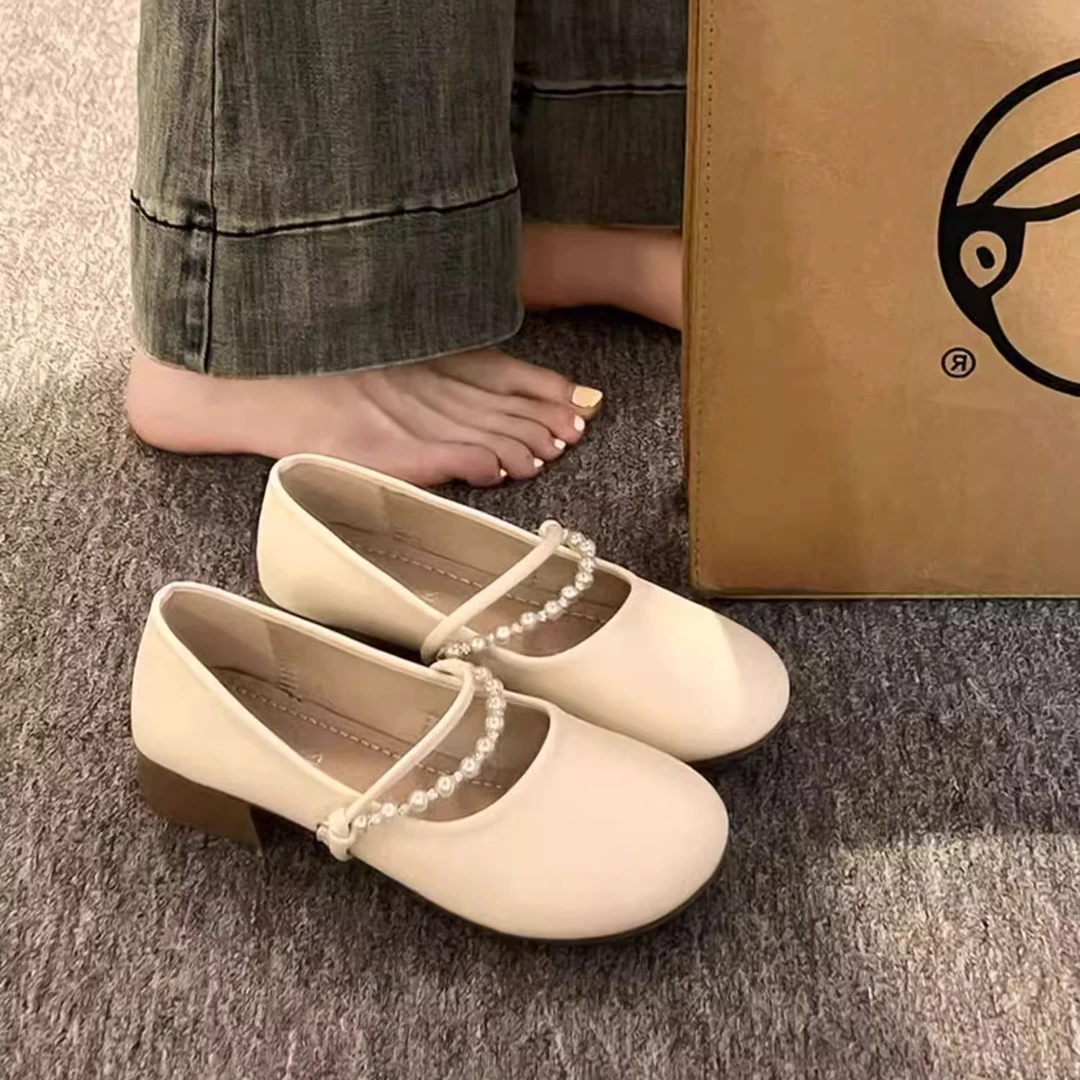 晚晚风温柔鞋平底单鞋女2025新款夏季玛丽珍鞋子配裙子软底孕妇鞋