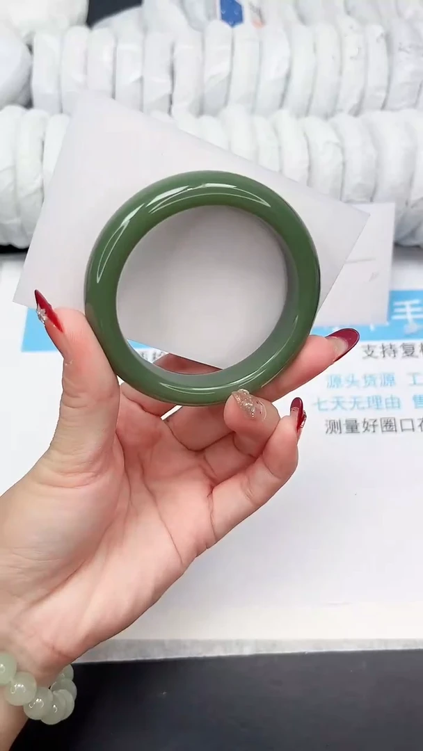 未镶嵌手镯石英质玉12-55.2DB