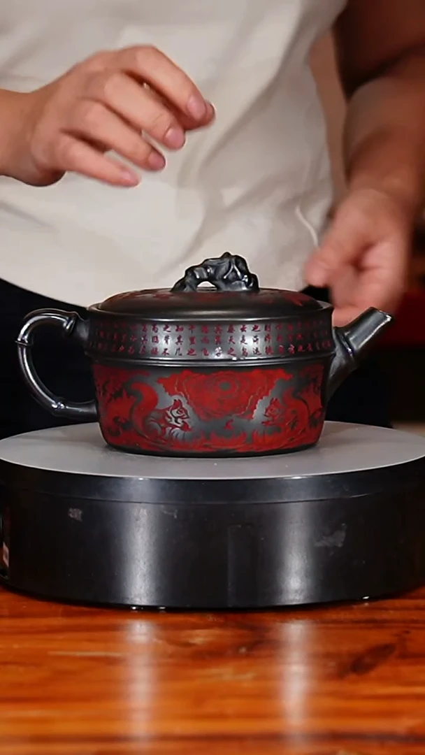 宜兴原矿紫砂壶茶壶500C