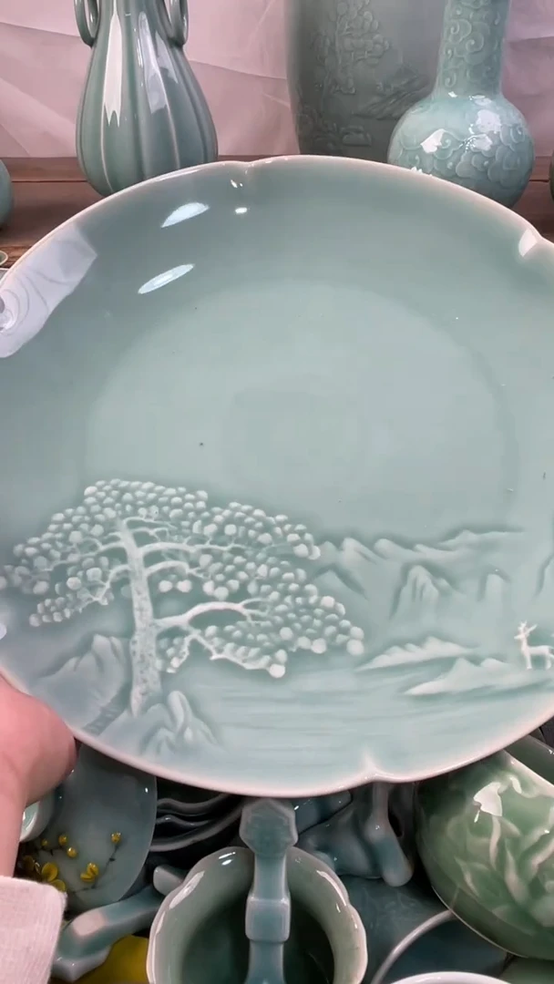 【闪购商品】特价福利 微瑕 慧仙青瓷