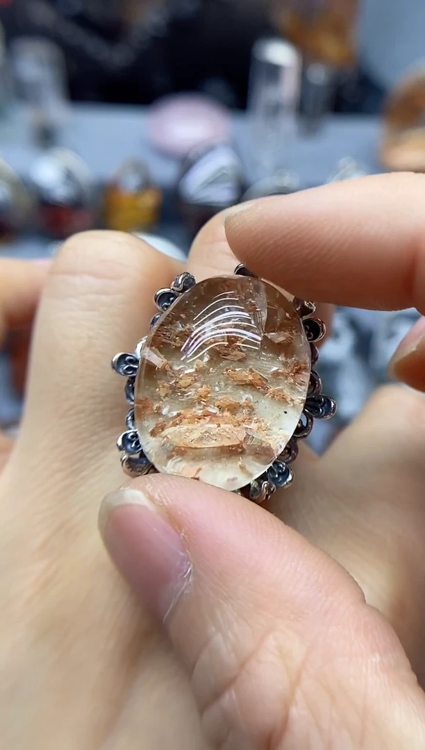 【闪购商品】水晶戒指银S925镶嵌水晶