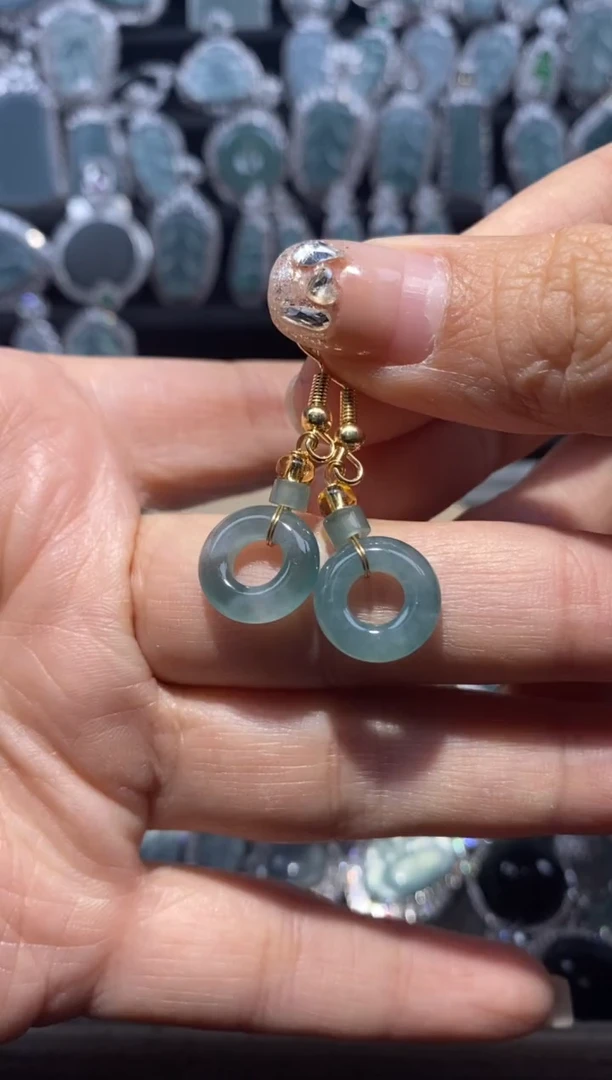 【闪购商品】翡翠项链未镶嵌翡翠环环相扣