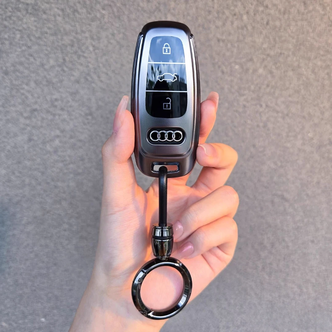 奥迪新款汽车a6l钥匙套a4l/q5l保护壳a3扣包q3/a6专用a7l高端配件