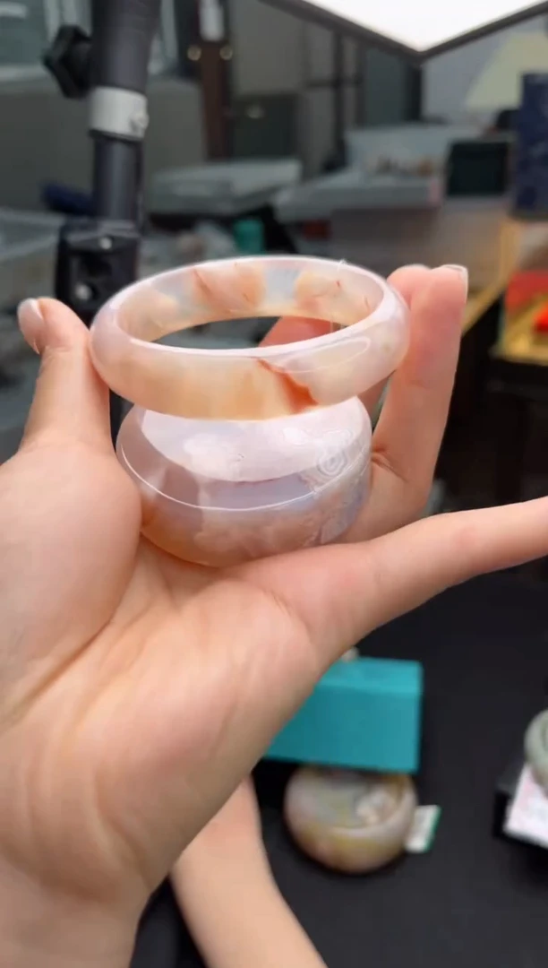 石英质玉手镯未镶嵌58圈口（赠送镯心）3911362