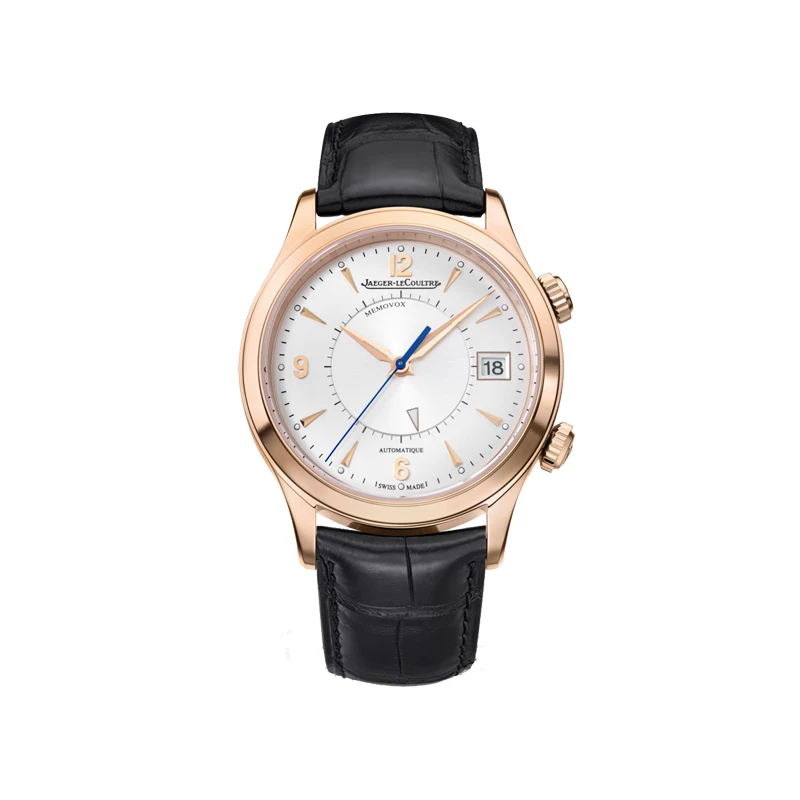 95新 Jaeger-LeCoultre/积家 大师1412530机械男表闹铃表40mm单表